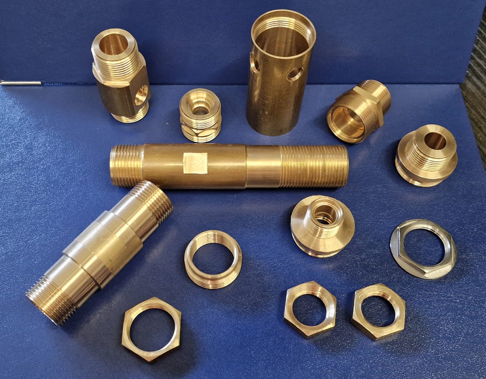 Brass fittings and connectors - CNC machined