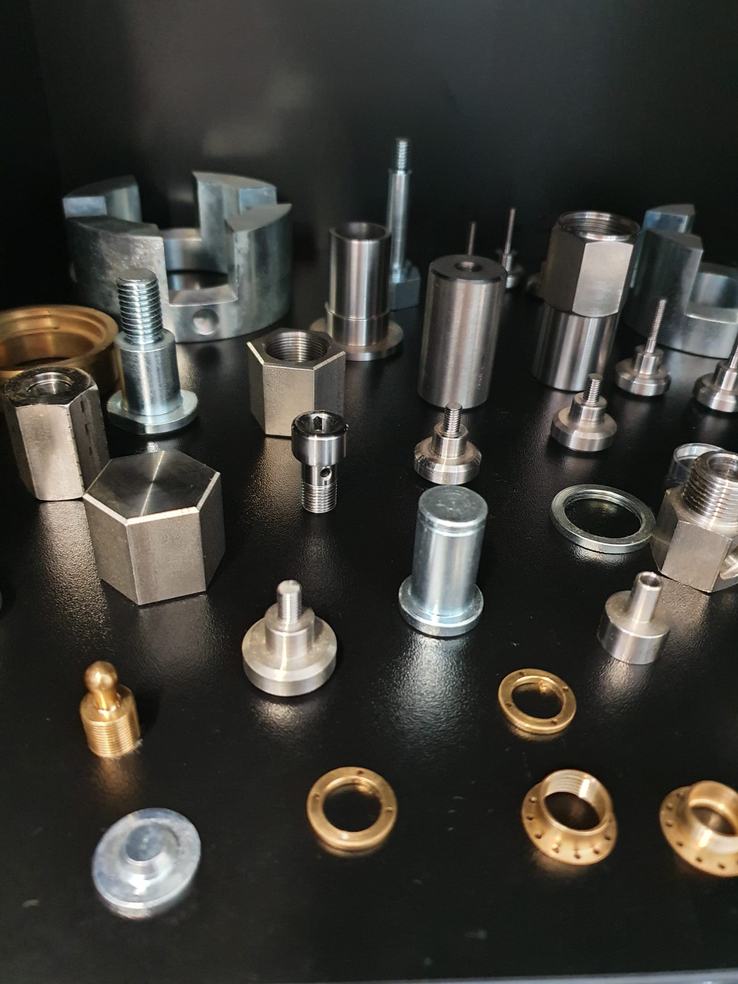 CNC precision parts - various materials and geometries
